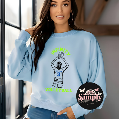 Personalized Volleyball Setter Sweatshirt