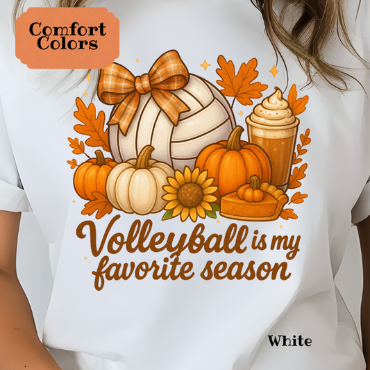 Volleyball is my Favorite Season Fall Vibe Tee