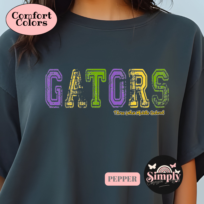 Gators Three Lakes Middle School Tee