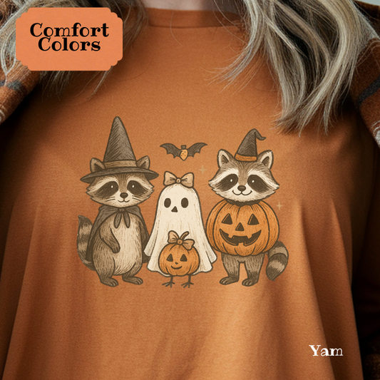Raccoons in Costume Tee