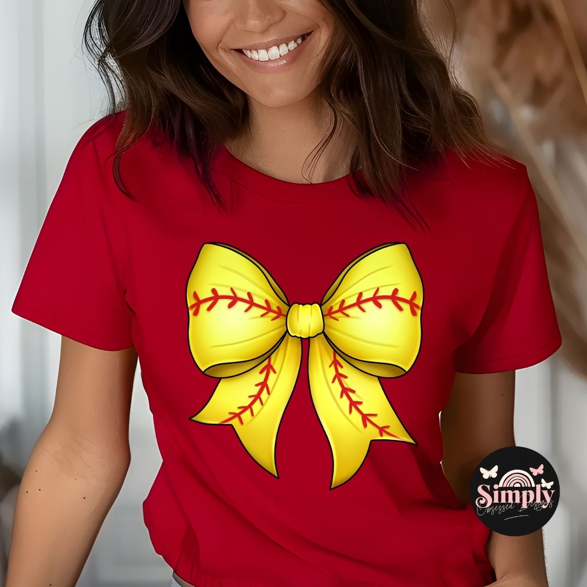 Softball Coquette Tee