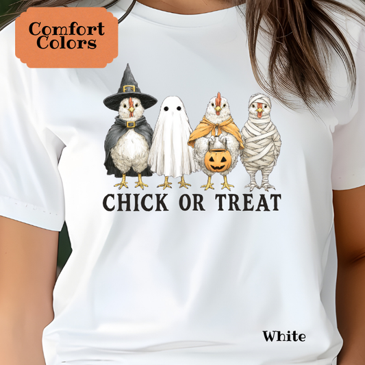 Chick or Treat Halloween Tee