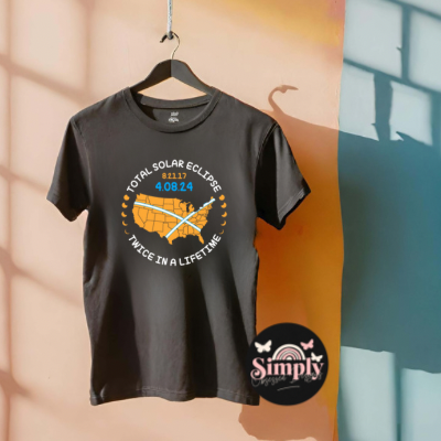 Total Solar Eclipse Tee-Twice in a lifetime