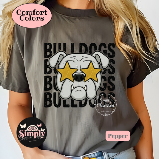 Bulldogs Stacked Tee