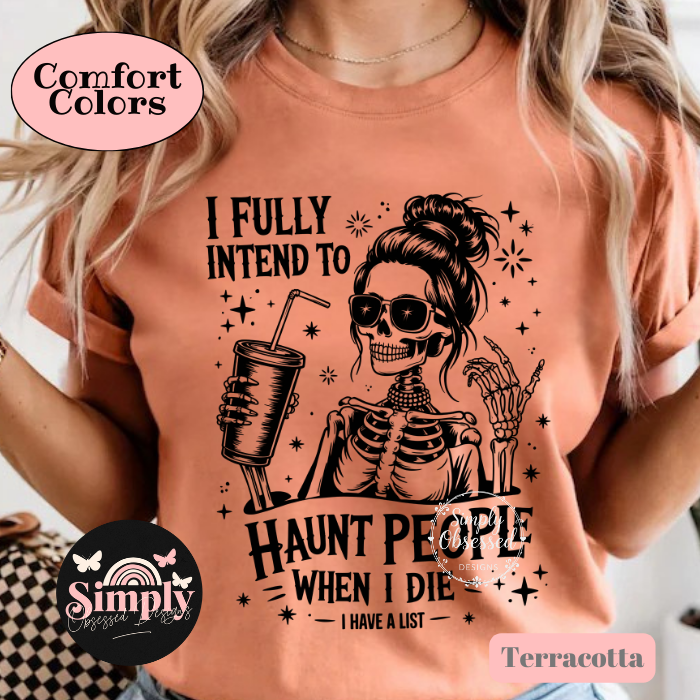 Haunt People Skeleton Tee