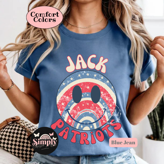 Jack Patriots Retro Smile Face