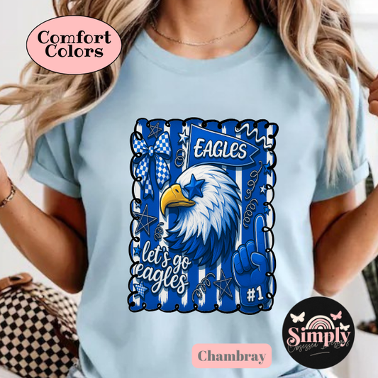 Let's Go Eagles Tee