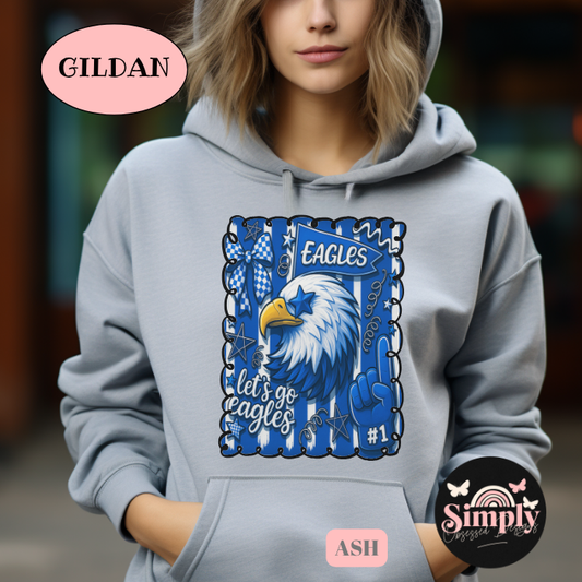 Eagles Doodle Frame Hoodie