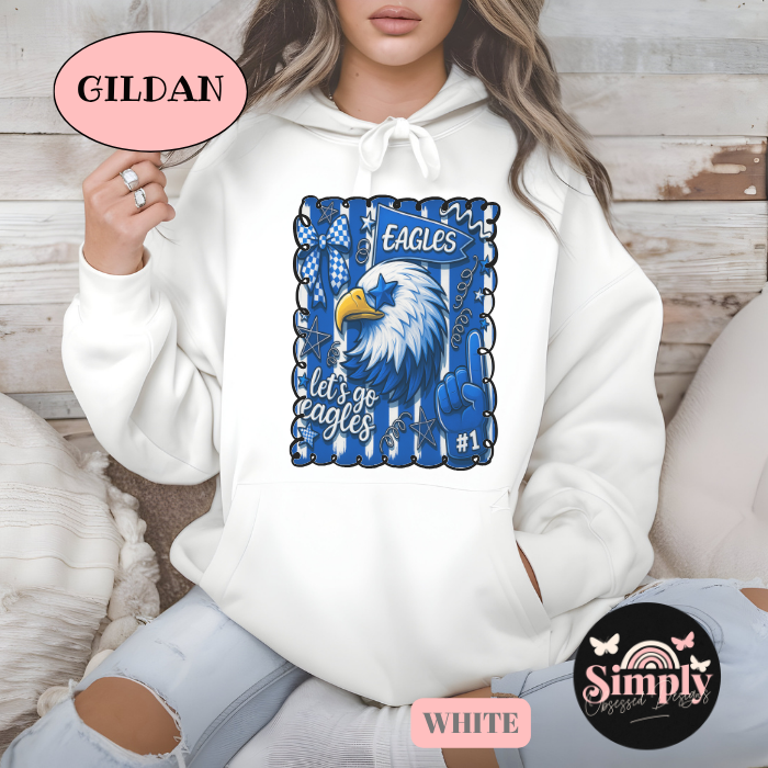 Eagles Doodle Frame Hoodie