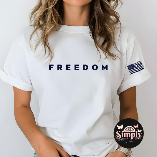 Freedom American Flag Tee