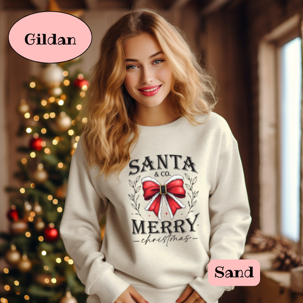Santa & Company Merry Christmas Sweatshirt
