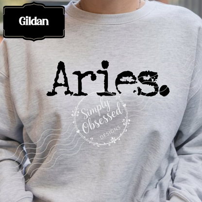 Zodiac signs sweatshirt