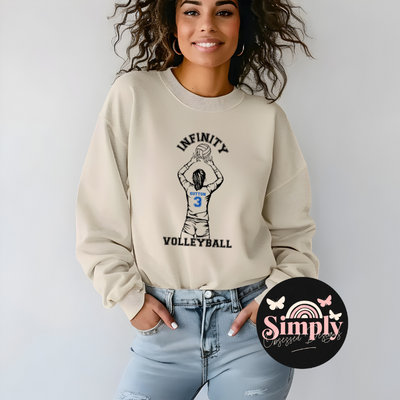 Personalized Volleyball Setter Sweatshirt
