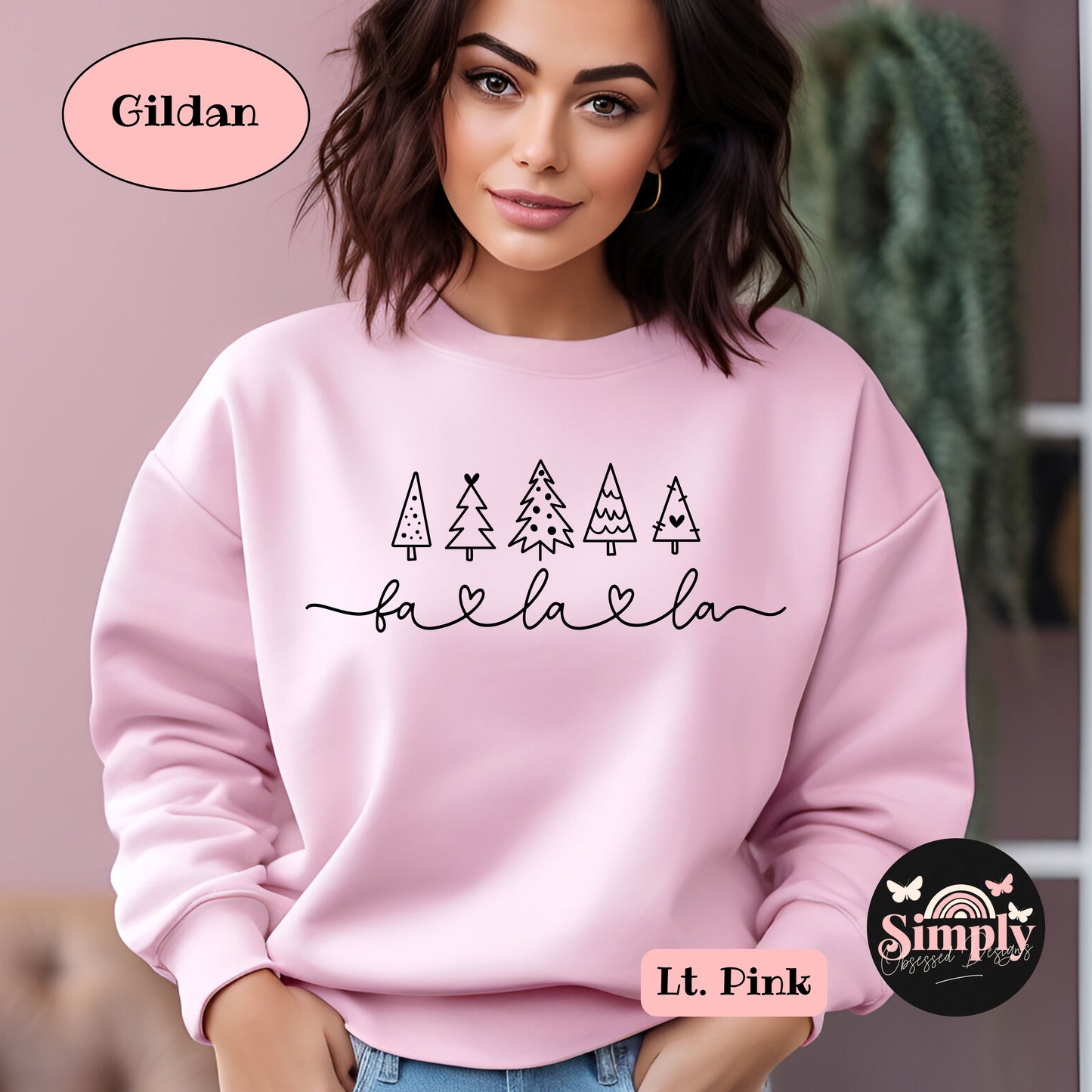 Fa la la la la Christmas Trees Sweatshirt