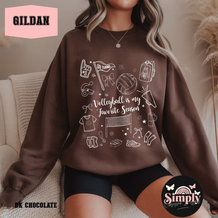 Volleyball is my Favorite Season Doodles