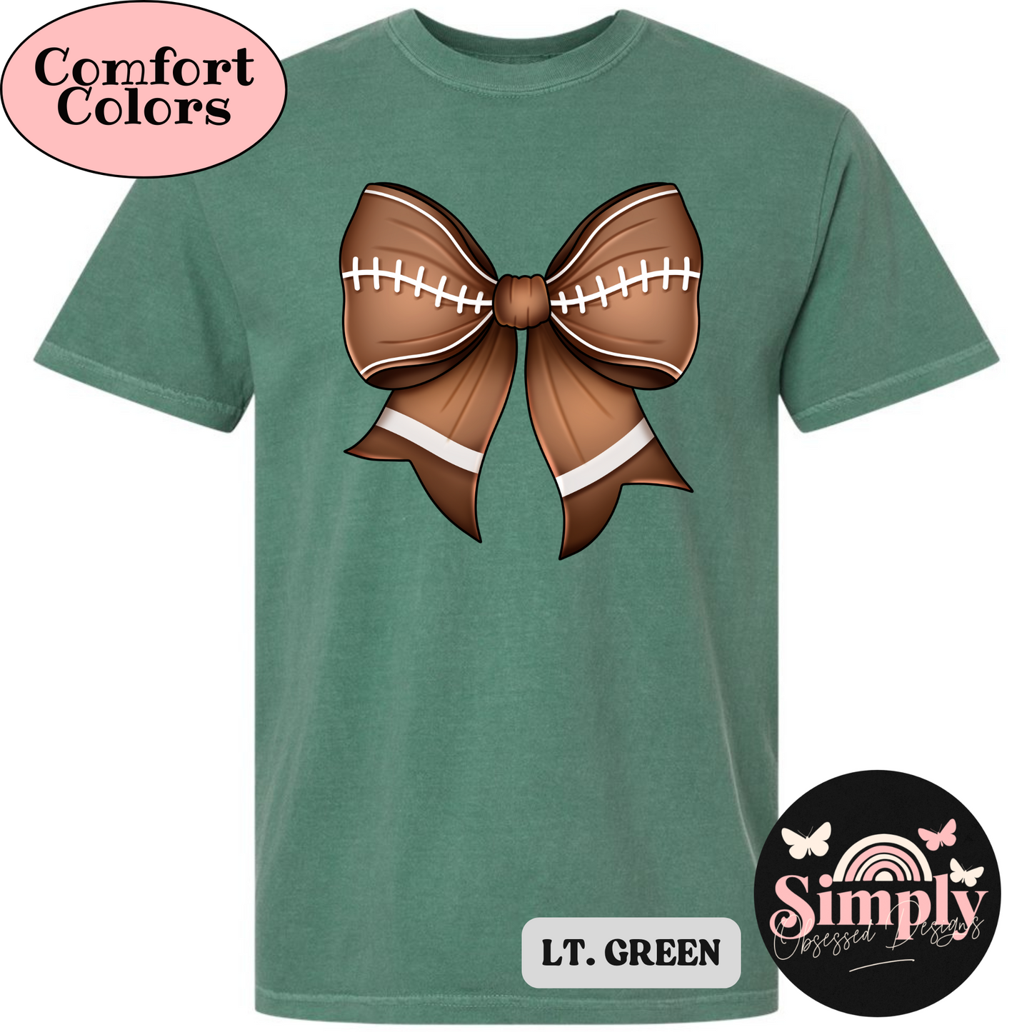 Football Coquette Bow