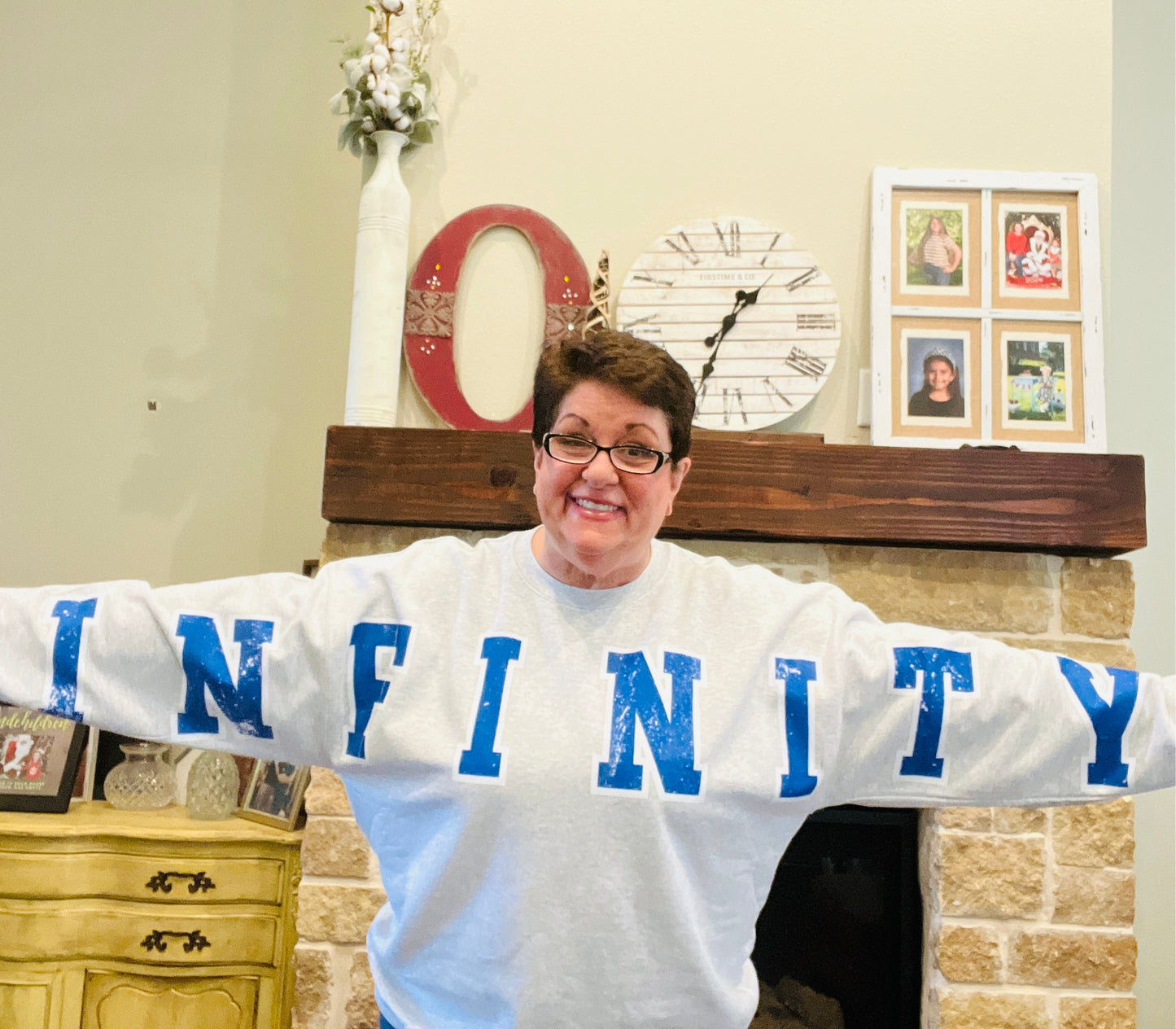 Infinity Sleeve to Sleeve sweatshirt