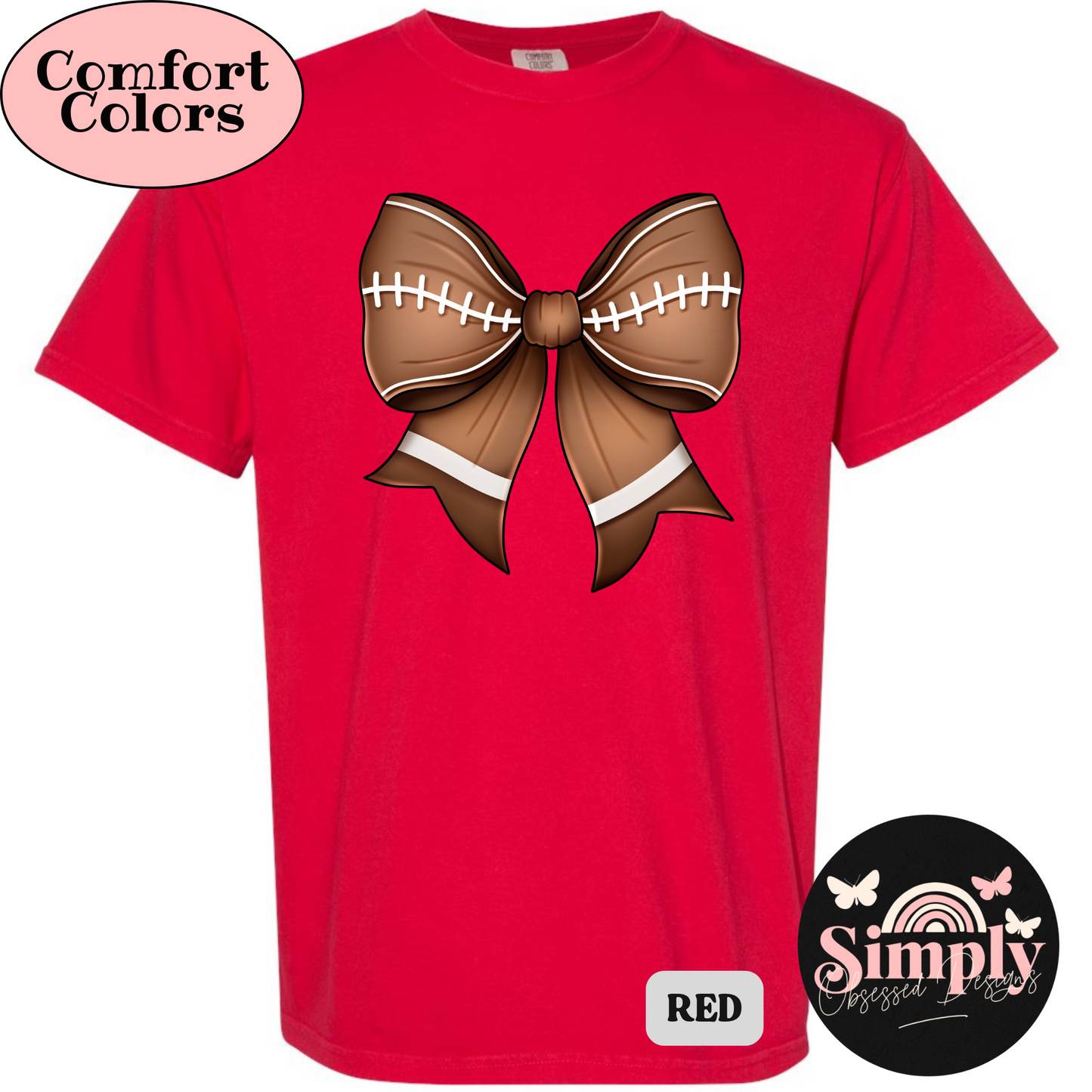 Football Coquette Bow