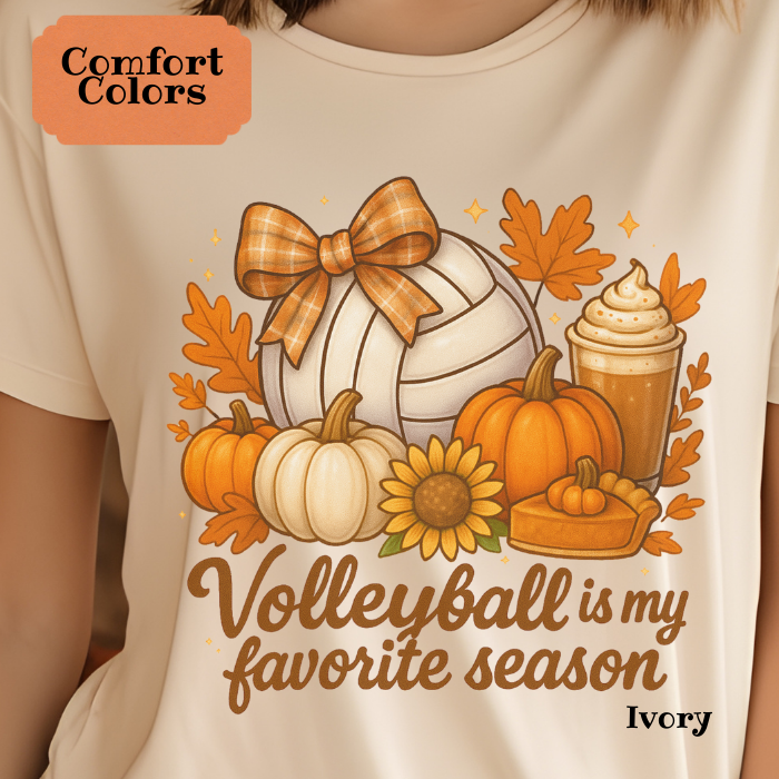 Volleyball is my Favorite Season Fall Vibe Tee