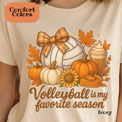 Volleyball is my Favorite Season Fall Vibe Tee