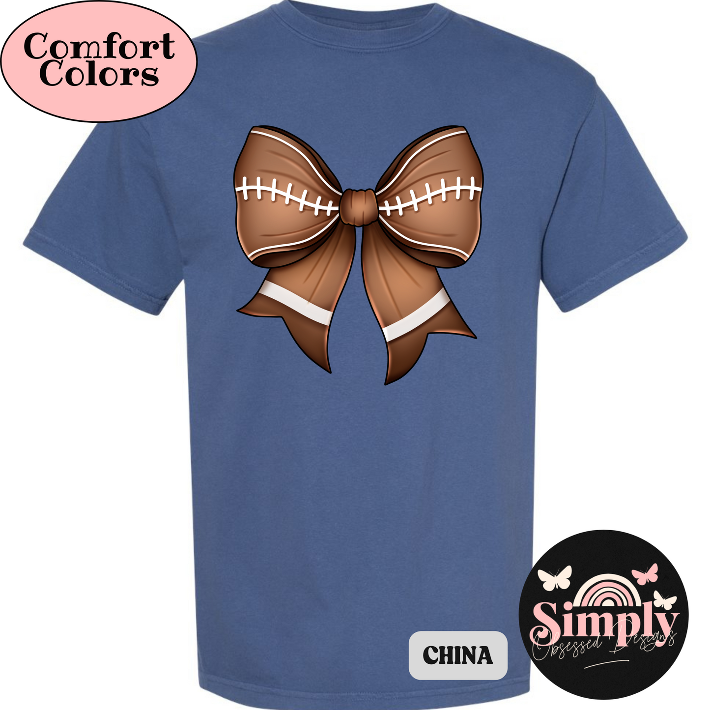 Football Coquette Bow