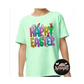 Happy Easter Faux Glitter Tee