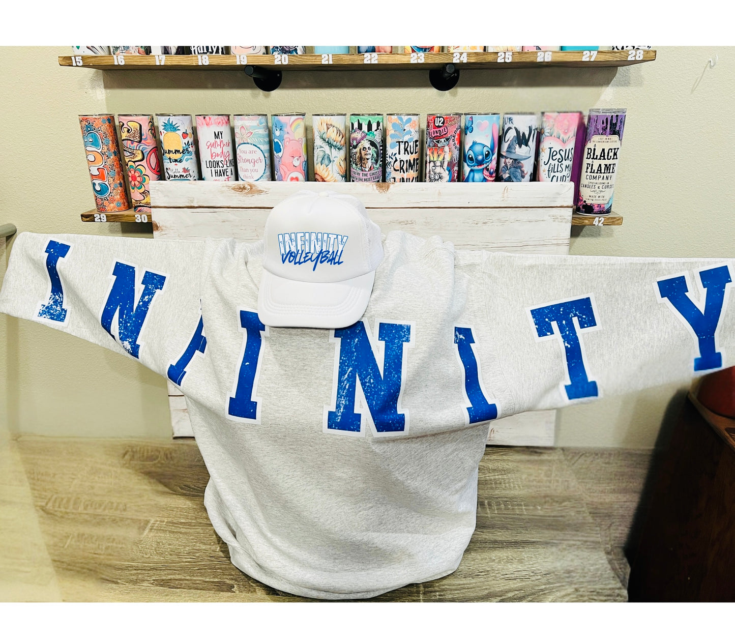 Infinity Sleeve to Sleeve sweatshirt