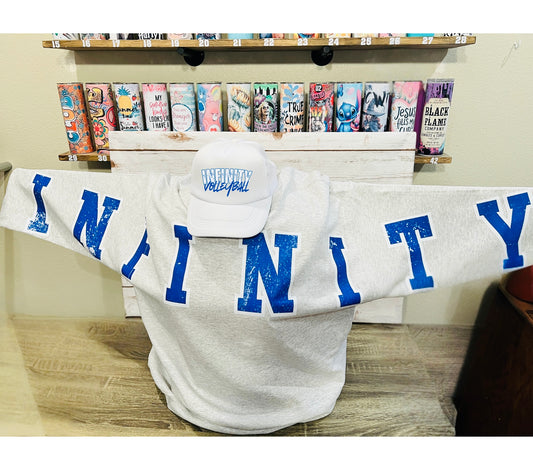 Infinity Sleeve to Sleeve sweatshirt