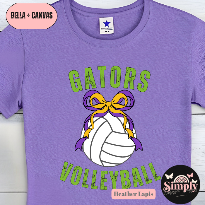 Gators Volleyball Coquette Tee