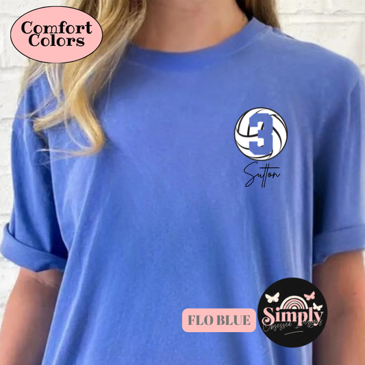 Personalized Volleyball Tee