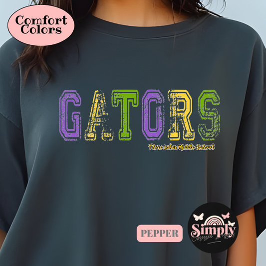 Gators Three Lakes Middle School Tee