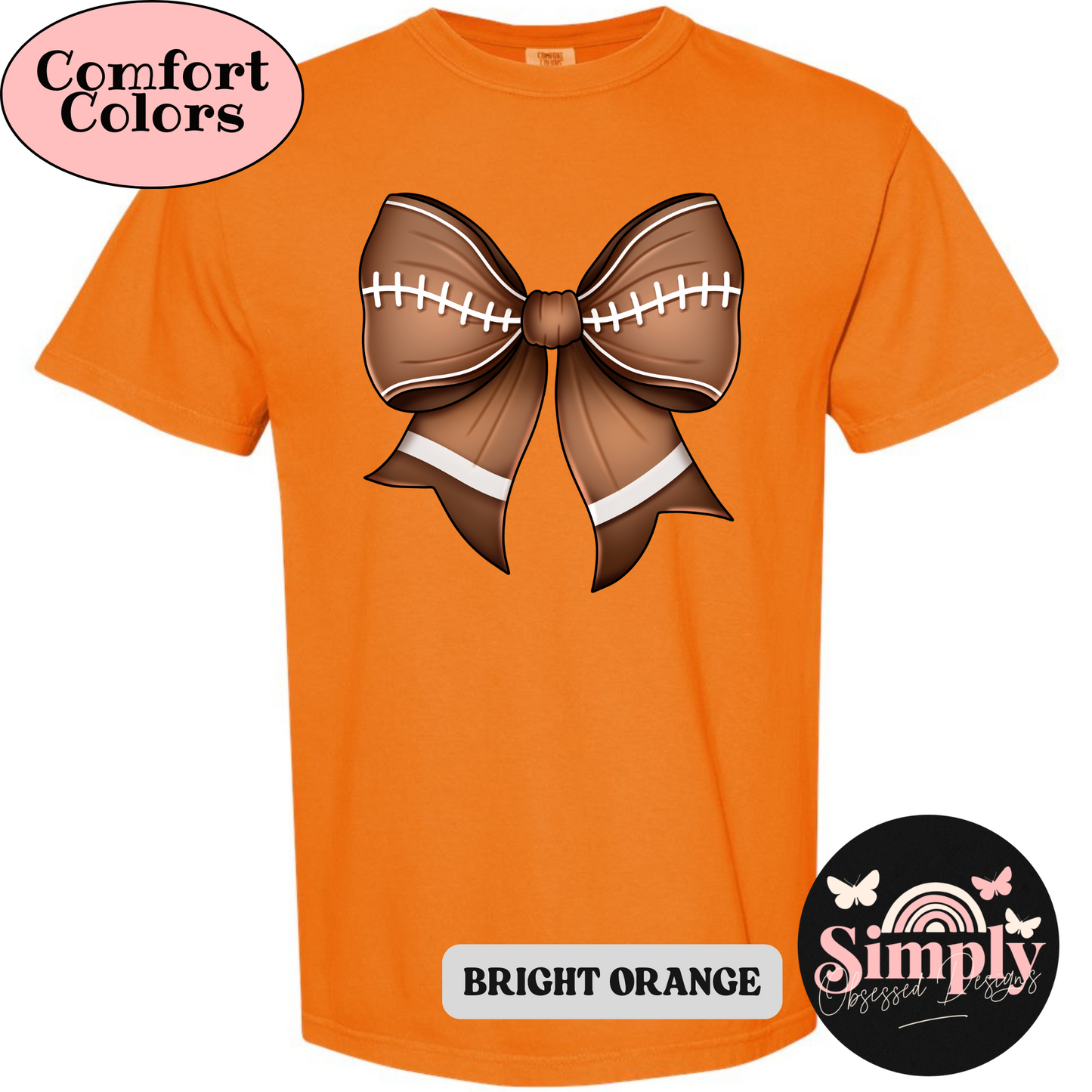 Football Coquette Bow