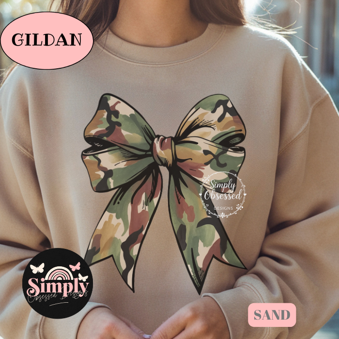 Camo Coquette Sweatshirt