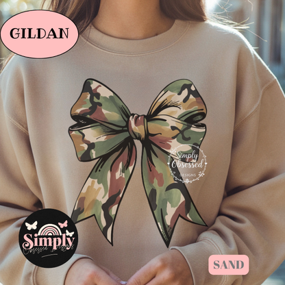 Camo Coquette Sweatshirt