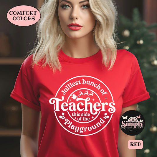 Jolliest bunch of Teachers on this Side of the Playground