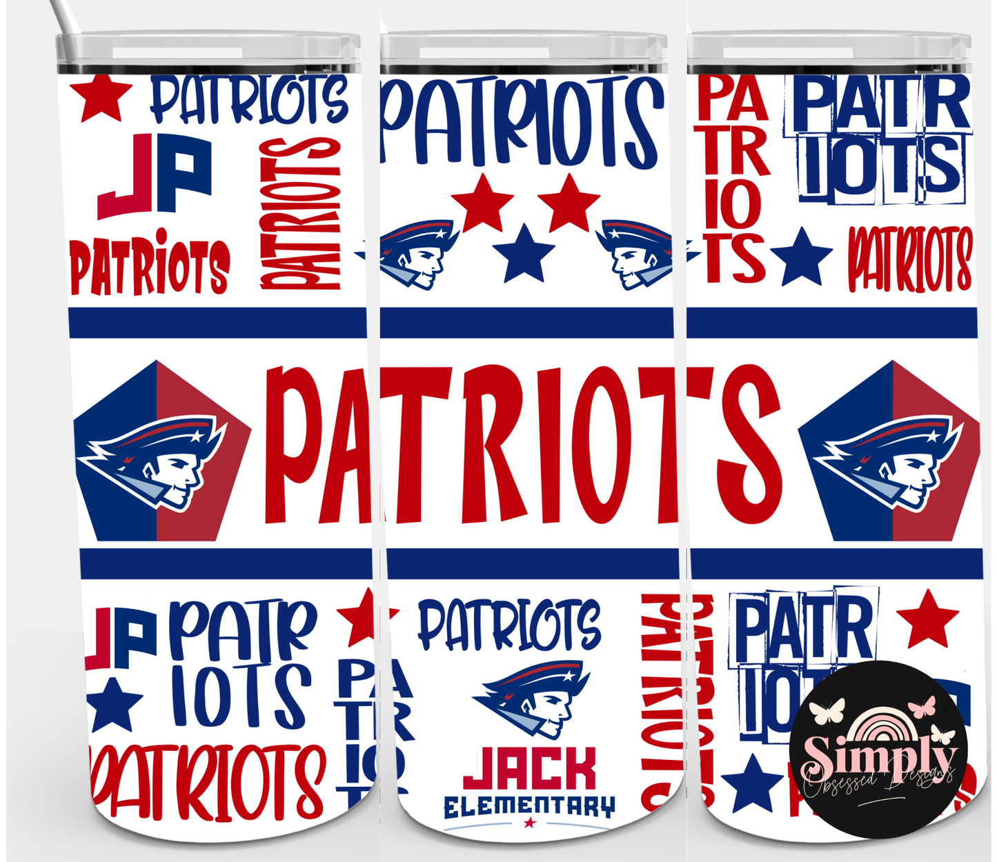 Jack Patriots Tumbler