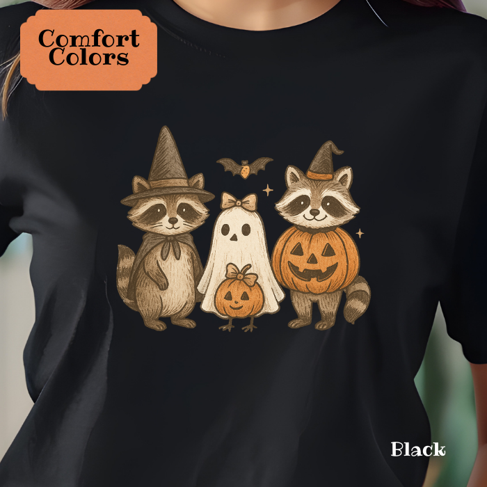 Raccoons in Costume Tee