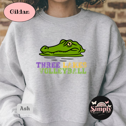 TLMS Gators Alligator Volleyball Sweatshirt