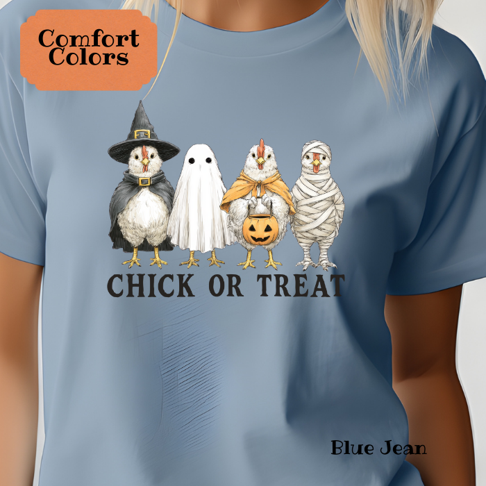 Chick or Treat Halloween Tee